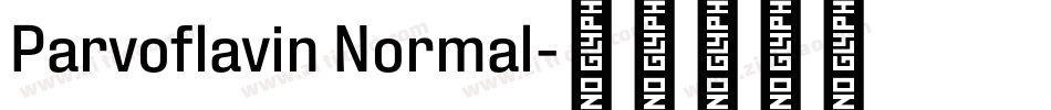 Parvoflavin Normal字体转换